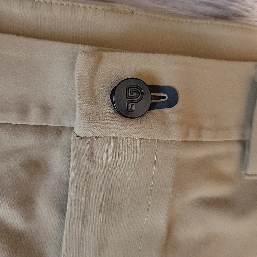 Public Rec Pants Mens 40/30 Tan Athletic Performance‎ Stretch Golf Pockets
